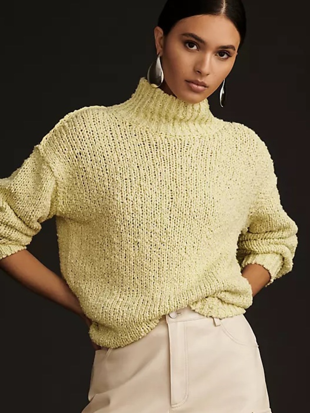 The Need-It Oversized Mock Neck Sweater - Picture 7 of 13